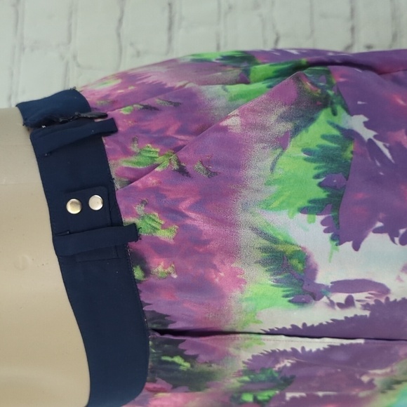 WALTER BAKER W118 Skirt Stripe Floral Maxi 4 - Picture 5 of 7